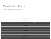 Tablet Screenshot of girouxlegal.com